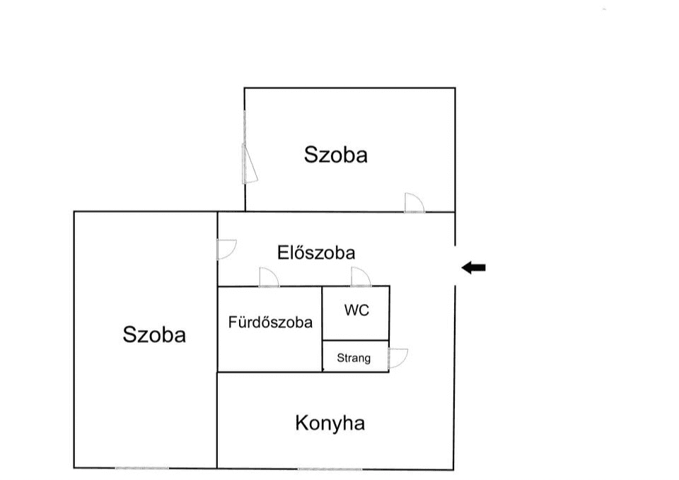 Kiváló alap, szabad kialakítás.